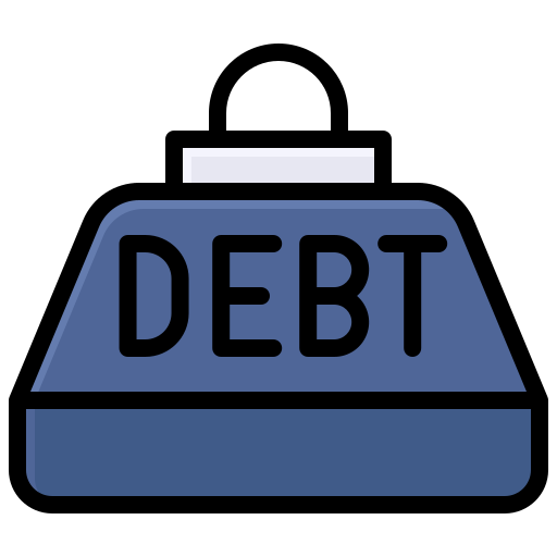deuda Generic Outline Color icono