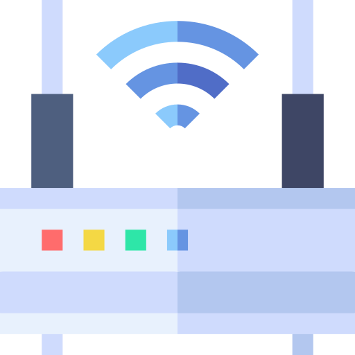 router Basic Straight Flat icon