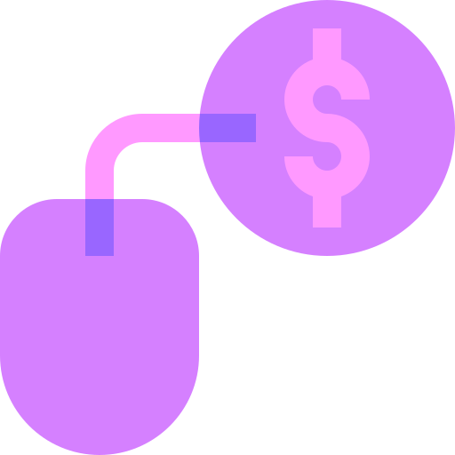 Pay per click Basic Sheer Flat icon
