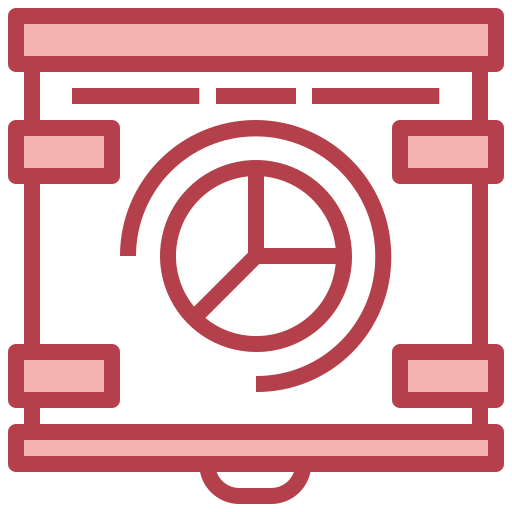 데이터 시각화 Surang Red icon
