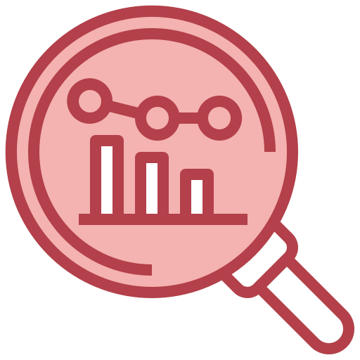 Forecast analytics Surang Red icon