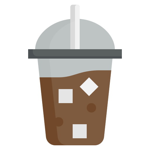 café helado Surang Flat icono
