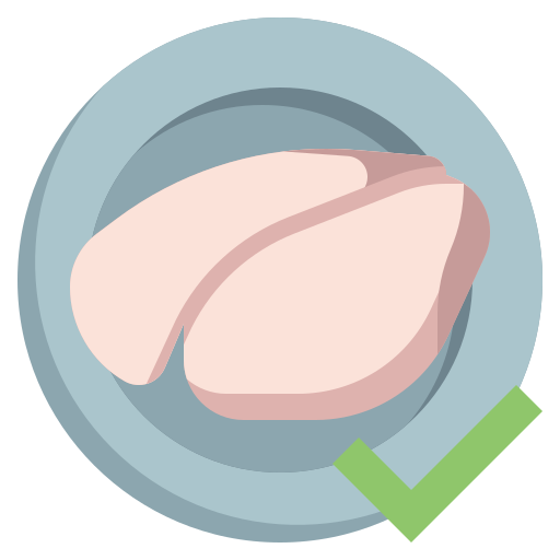 Chicken breast Surang Flat icon