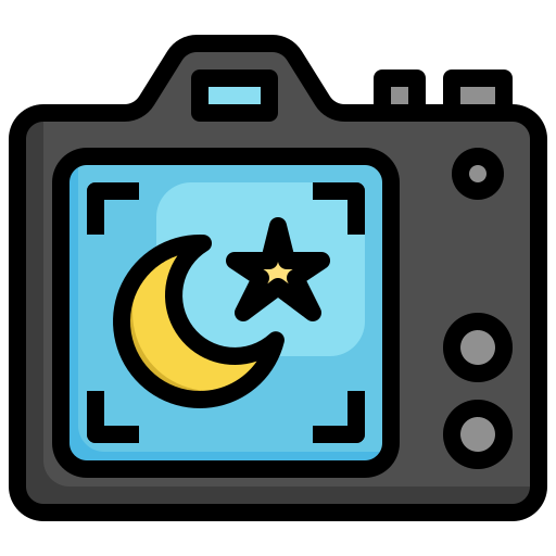 nacht-modus Surang Lineal Color icon