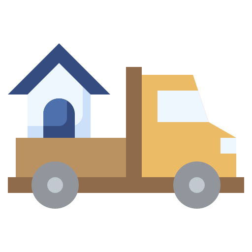 Moving truck Surang Flat icon