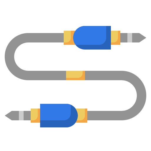 cable de sonido Surang Flat icono