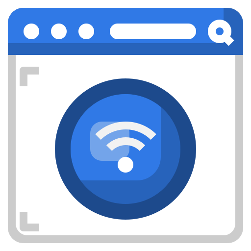 웹 브라우저 Surang Flat icon