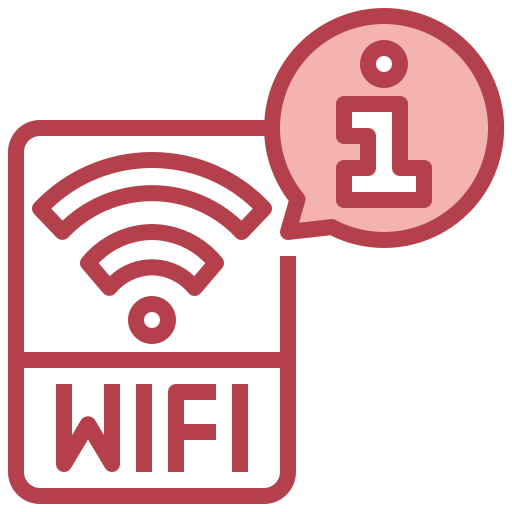 sygnał wi-fi Surang Red ikona