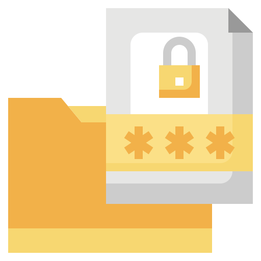 File protection Surang Flat icon