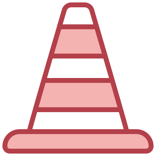 cone de tráfego Surang Red Ícone