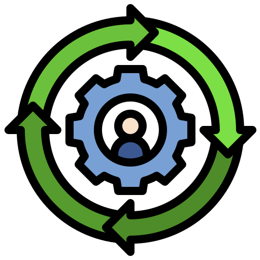 Process Surang Lineal Color icon