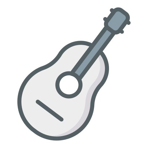 Guitar Dinosoft Lineal Color icon