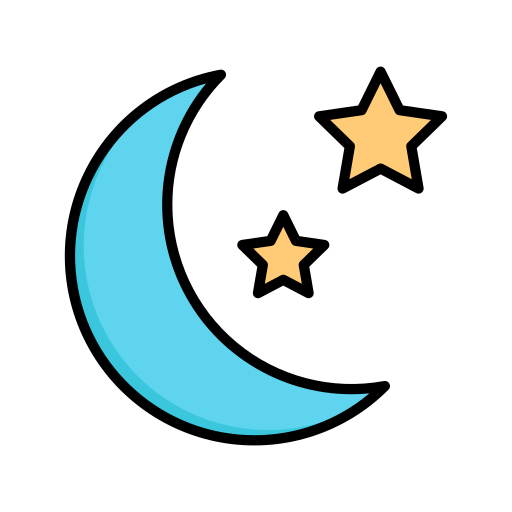 밤 Generic Outline Color icon