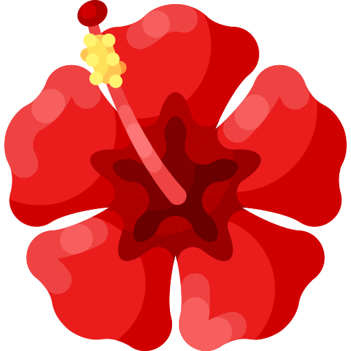 Hibiscus Special Shine Flat icon