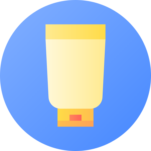 Cream Flat Circular Gradient icon