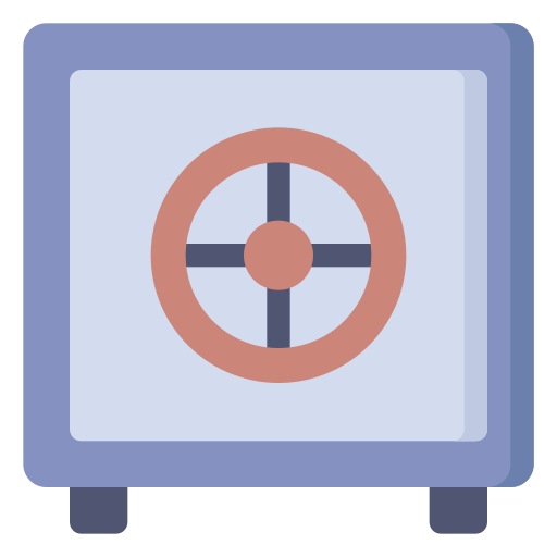 caja fuerte Generic Flat icono