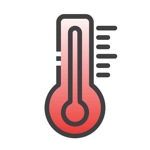 Thermometer Generic Outline Gradient icon