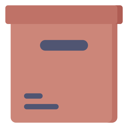 Ящик для хранения Generic Flat иконка