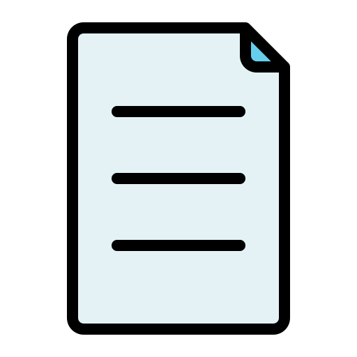 Page Generic Outline Color icon