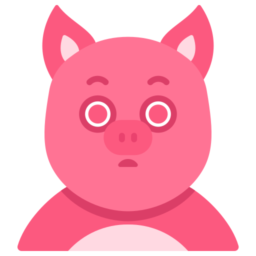 豚 Victoruler Flat icon