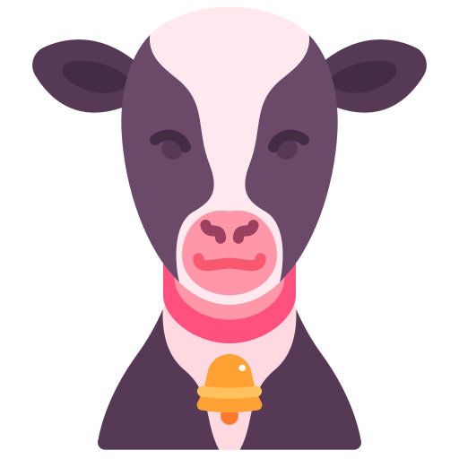 Cow Victoruler Flat icon