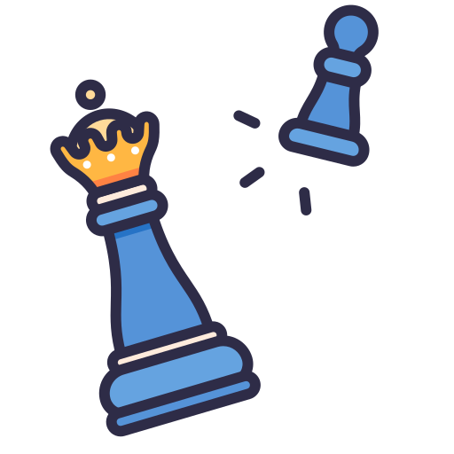 schaakmat Victoruler Linear Colour icoon