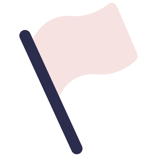 biała flaga Victoruler Flat ikona