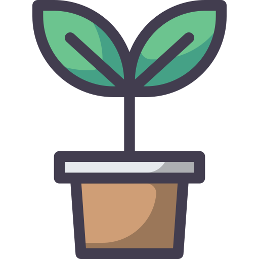 Plant pot Generic Outline Color icon