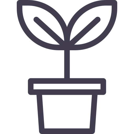 Plant pot Generic Detailed Outline icon