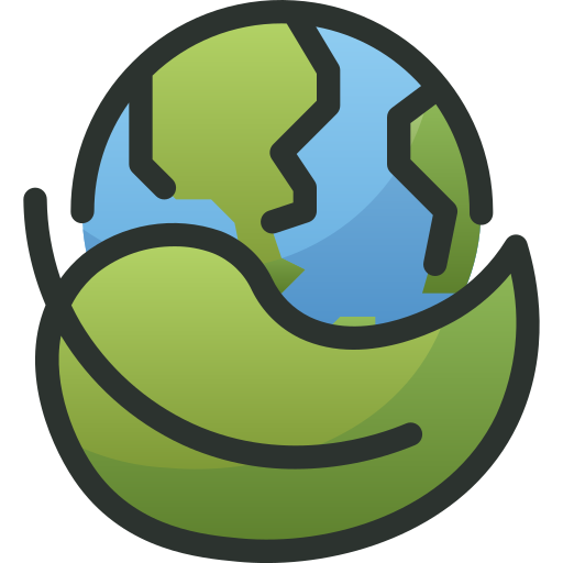 地球 Generic Outline Gradient icon