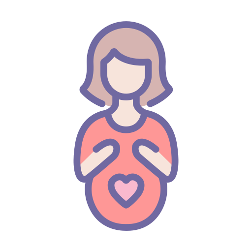 Беременная Generic Outline Color иконка