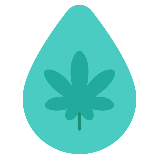 Cannabis oil Victoruler Flat icon