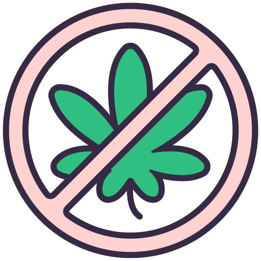 loi sur le cannabis Victoruler Linear Colour Icône
