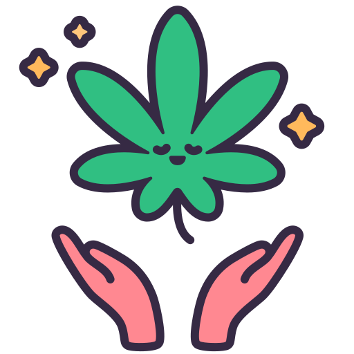 Cannabis Victoruler Linear Colour icon