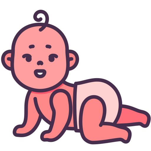 Baby Victoruler Linear Colour icon