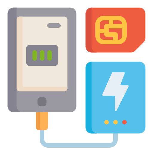 Portable battery Generic Flat icon