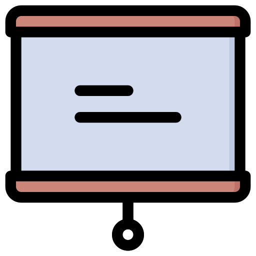 ekran projekcyjny Generic Outline Color ikona