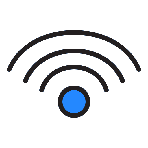 Wifi signal Generic Outline Color icon
