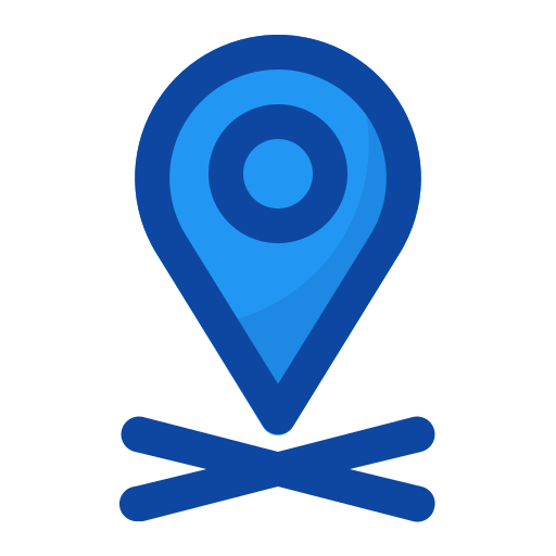 Map pin Generic Blue icon