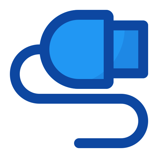 usb 플러그 Generic Blue icon