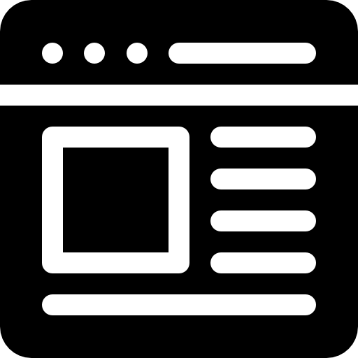 브라우저 Basic Rounded Filled icon