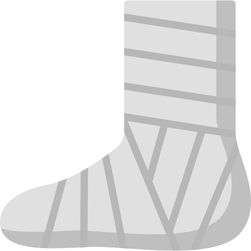 足の骨折 Special Flat icon