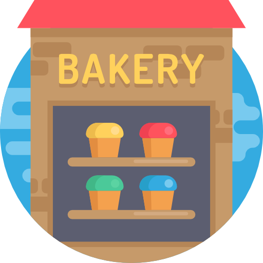 bäckerei Detailed Flat Circular Flat icon