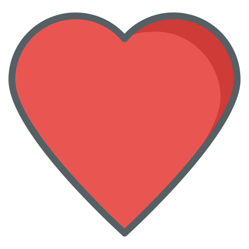 Heart Dinosoft Lineal Color icon