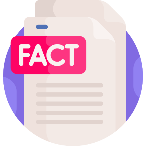 Facts Detailed Flat Circular Flat icon
