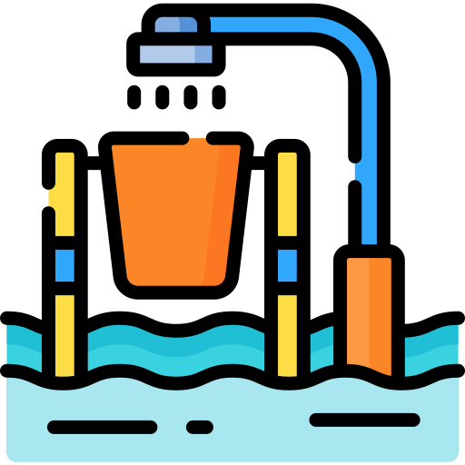 Water bucket Special Lineal color icon