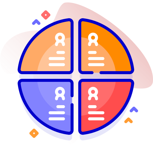 Pie chart Special Ungravity Lineal color icon