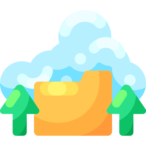 caricamenti su cloud Special Shine Flat icona