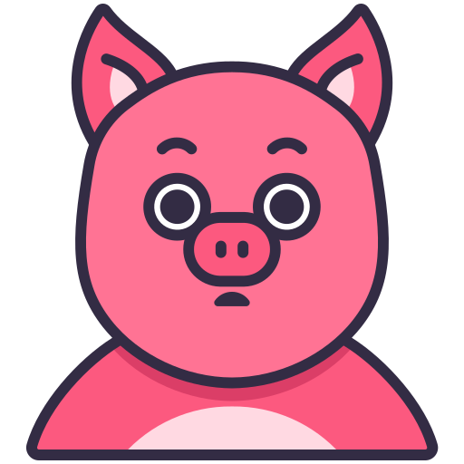 Pig Victoruler Linear Colour icon
