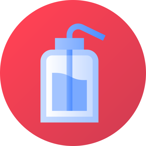Bottle Flat Circular Gradient icon